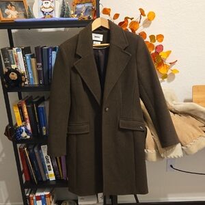 DKNY Women's Chocolate Brown Trench Coat